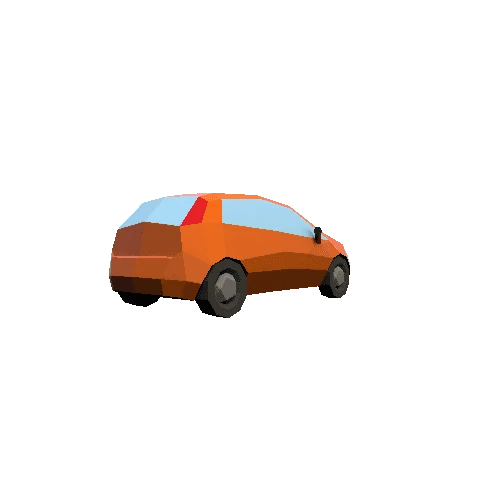 PaperCarsVans7NightOrange Variant